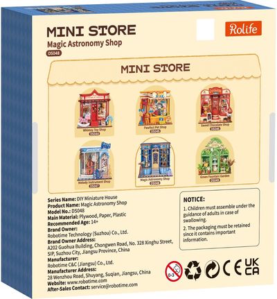 Modeliavimo rinkinys ROBOTIME Magic Astronomy Shop