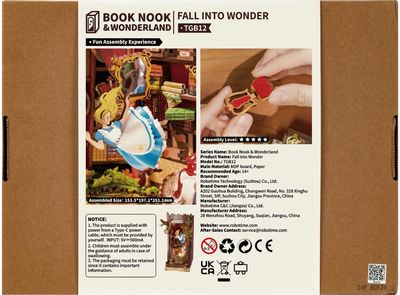 Modeliavimo rinkinys ROBOTIME Fall into Wonder book nook