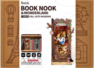 Modeliavimo rinkinys ROBOTIME Fall into Wonder book nook