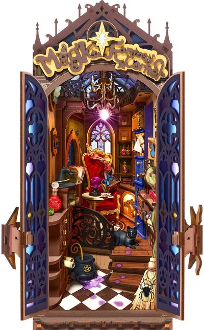 Modeliavimo rinkinys ROBOTIME Magic Fantasy Corner book nook