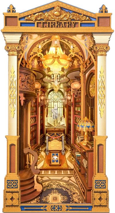 Modeliavimo rinkinys ROBOTIME Library of Wonders book nook