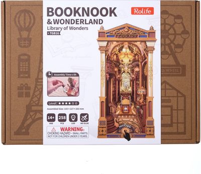 Modeliavimo rinkinys ROBOTIME Library of Wonders book nook
