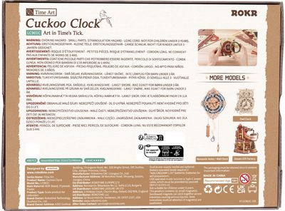 Modeliavimo rinkinys ROBOTIME Cuckoo Clock (color)