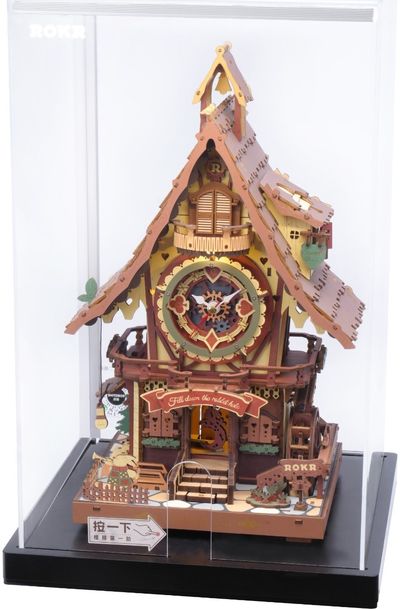 Modeliavimo rinkinys ROBOTIME Cuckoo Clock (color)