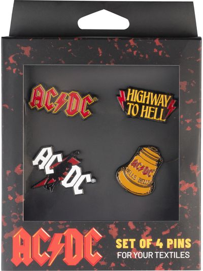 Ženkliukų rinkinys AC/DC, 4 vnt.