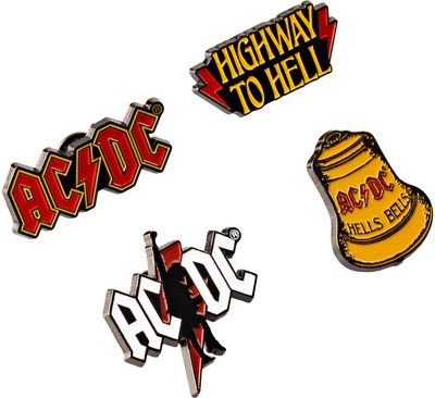 Ženkliukų rinkinys AC/DC, 4 vnt.