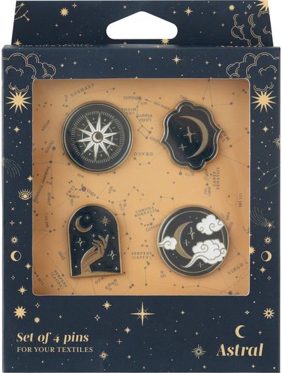 Ženkliukų rinkinys ASTRAL, 4 vnt.