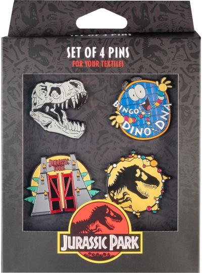 Ženkliukų rinkinys JURASSIC PARK, 4 vnt.