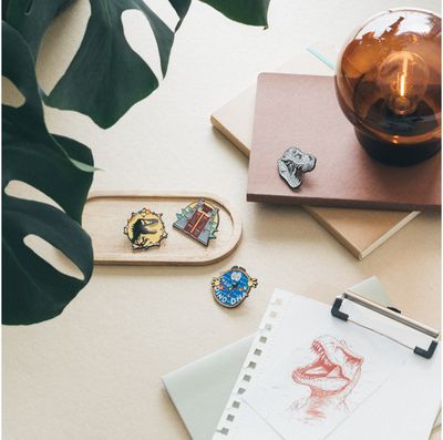 Ženkliukų rinkinys JURASSIC PARK, 4 vnt.