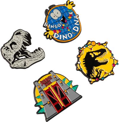 Ženkliukų rinkinys JURASSIC PARK, 4 vnt.