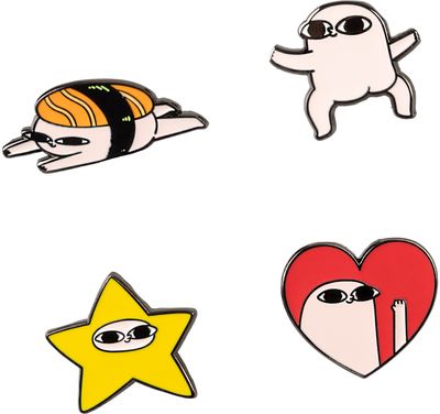 Ženkliukų rinkinys KETNIPZ, 4 vnt.