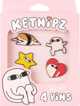 Ženkliukų rinkinys KETNIPZ, 4 vnt.