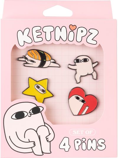 Ženkliukų rinkinys KETNIPZ, 4 vnt.