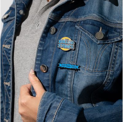 Ženkliukų rinkinys THE ROLLING STONES, 4 vnt.