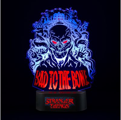 LED stalinė lempa STRANGER THINGS Bad to the Bone