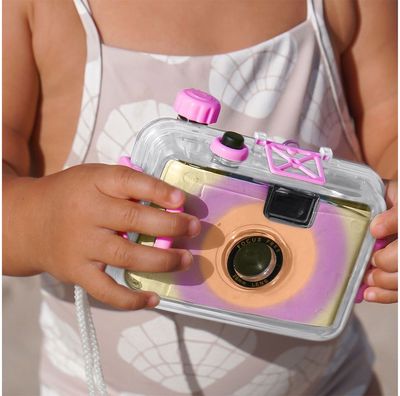 Povandeninis fotoaparatas SUNNYLIFE Camera Pool Party Magenta (35mm juosta, nepridedama)