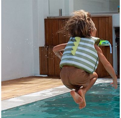 Plaukimo liemenė SUNNYLIFE Into the Wild Khaki, 3–6 metai, iki 30 kg