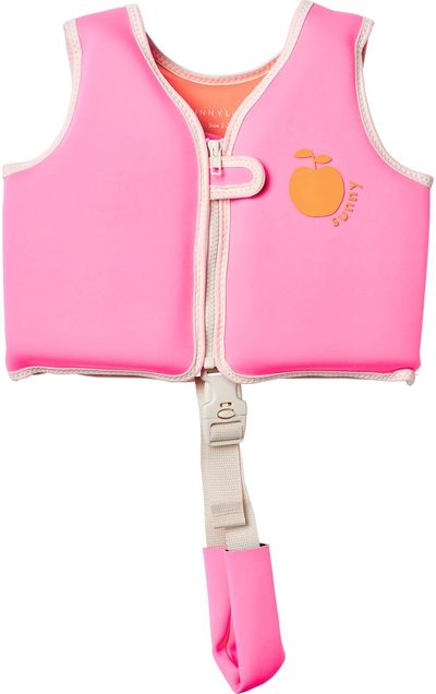 Plaukimo liemenė SUNNYLIFE Poppy the Peach Neon Pink, 2–3 metai, iki 19 kg