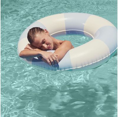 Pripučiamas baseino ratas SUNNYLIFE La Mer Med Blue, skersmuo 105 cm