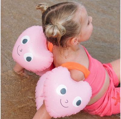 Plaukimo rankovės SUNNYLIFE Poppy the Peach Red