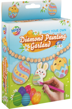 Kūrybinis rinkinys deimantų girlianda Easter MYO Diamond Painting