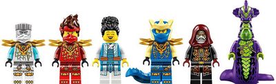 LEGO NINJAGO Nindzių transporto priemonės ir namelio medyje gynyba