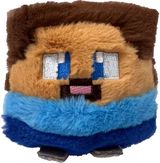 Pliušinis žaislas TY Bouncers Minecraft Steve, 10 cm