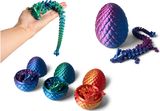 Drakonas kiaušinyje GIANT 3D PRINTED DRAGON EGG, įv. rūšys