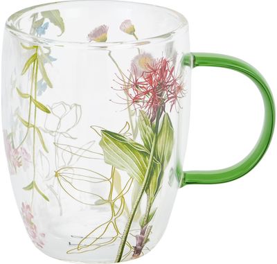 Dvigubo stiklo puodelis Colors of Nature, 350 ml