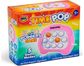 Elektroninis žaidimas TIME POP LIGHT UP PUSH POPPER GAME baterijos 3 x AAA nepri dėtos, rožinis