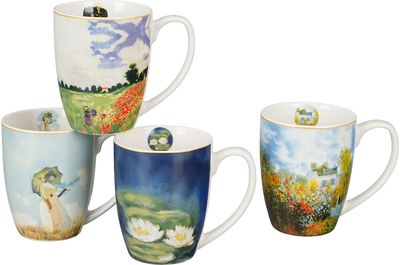 Puodelių rinkinys by Monet, 360 ml, 4 vnt.