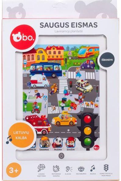 bo. Lavinamoji planšetė Saugus eismas, LT (no batteries)