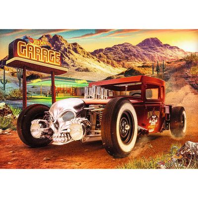 TREFL HOT WHEELS PREMIUM PLUS 1000 det. dėlionė Bone Shaker