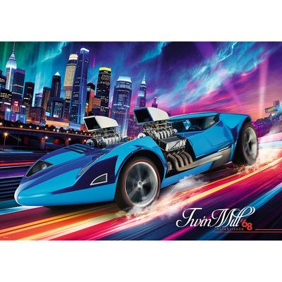 TREFL HOT WHEELS PREMIUM PLUS 1000 det. dėlionė Twin Mill