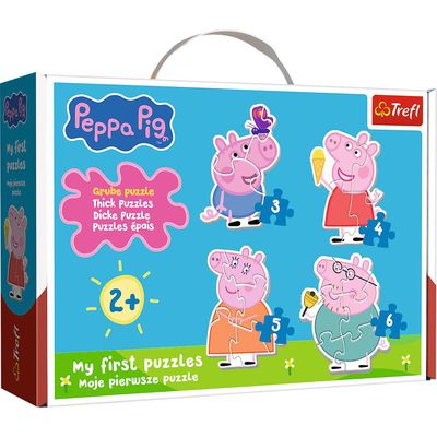 TREFL PEPPA PIG Klasikinė mažylių dėlionė Kiaulytė Pepa"