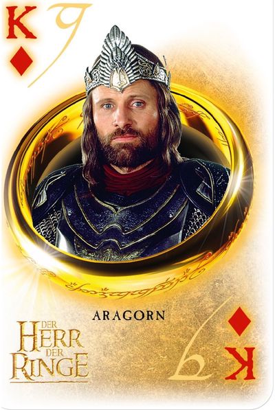 Žaidimo kortos LORD OF THE RING