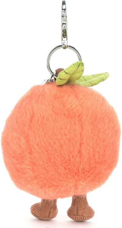 Pliušinis žaislas-pakabutis persikas JELLYCAT Amuseables Peach Bag Charm