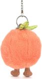 Pliušinis žaislas-pakabutis persikas JELLYCAT Amuseables Peach Bag Charm