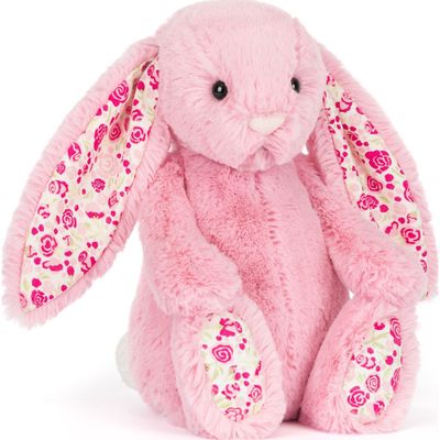 Pliušinis žaislas zuikis JELLYCAT Blushkin Blossom Luxe Bunny Original