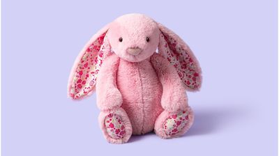 Pliušinis žaislas zuikis JELLYCAT Blushkin Blossom Luxe Bunny Original
