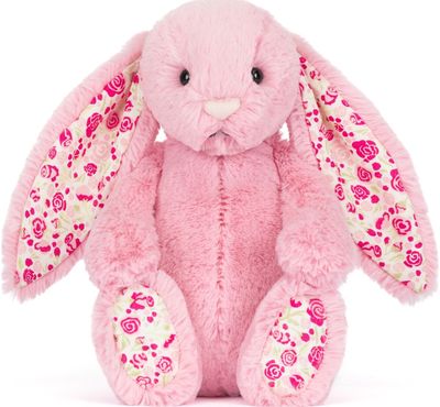 Pliušinis žaislas zuikis JELLYCAT Blushkin Blossom Luxe Bunny Original