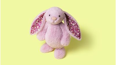 Pliušinis žaislas zuikis JELLYCAT Thistlepop Blossom Luxe Bunny Original