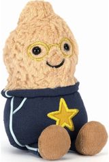 Pliušinis žaislas žemės riešutas JELLYCAT Amuseables Peanut Star Student Outfit