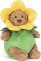 Pliušinis žaislas meškinas narcizo kostiumu JELLYCAT Bartholomew Bear Daffodil O utfit