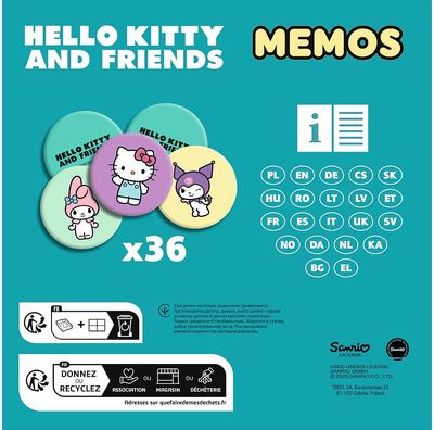TREFL HELLO KITTY Žaidimas Memo Hello Kitty