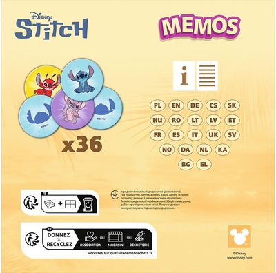 TREFL DISNEY STITCH Žaidimas Memo Lilo & Stitch