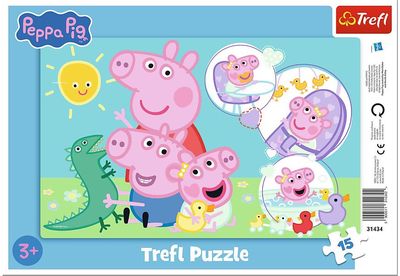 TREFL PEPPA PIG Dėlionė, 15 det.