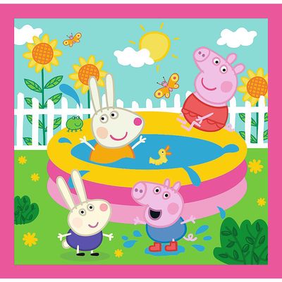 TREFL PEPPA PIG 3 dėlionių rinkinys Kiaulytė Pepa