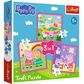 TREFL PEPPA PIG 3 dėlionių rinkinys Kiaulytė Pepa