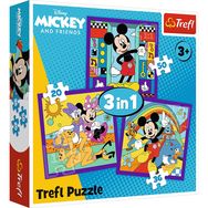 TREFL DISNEY 3 dėlionių rinkinys Mikio pelė